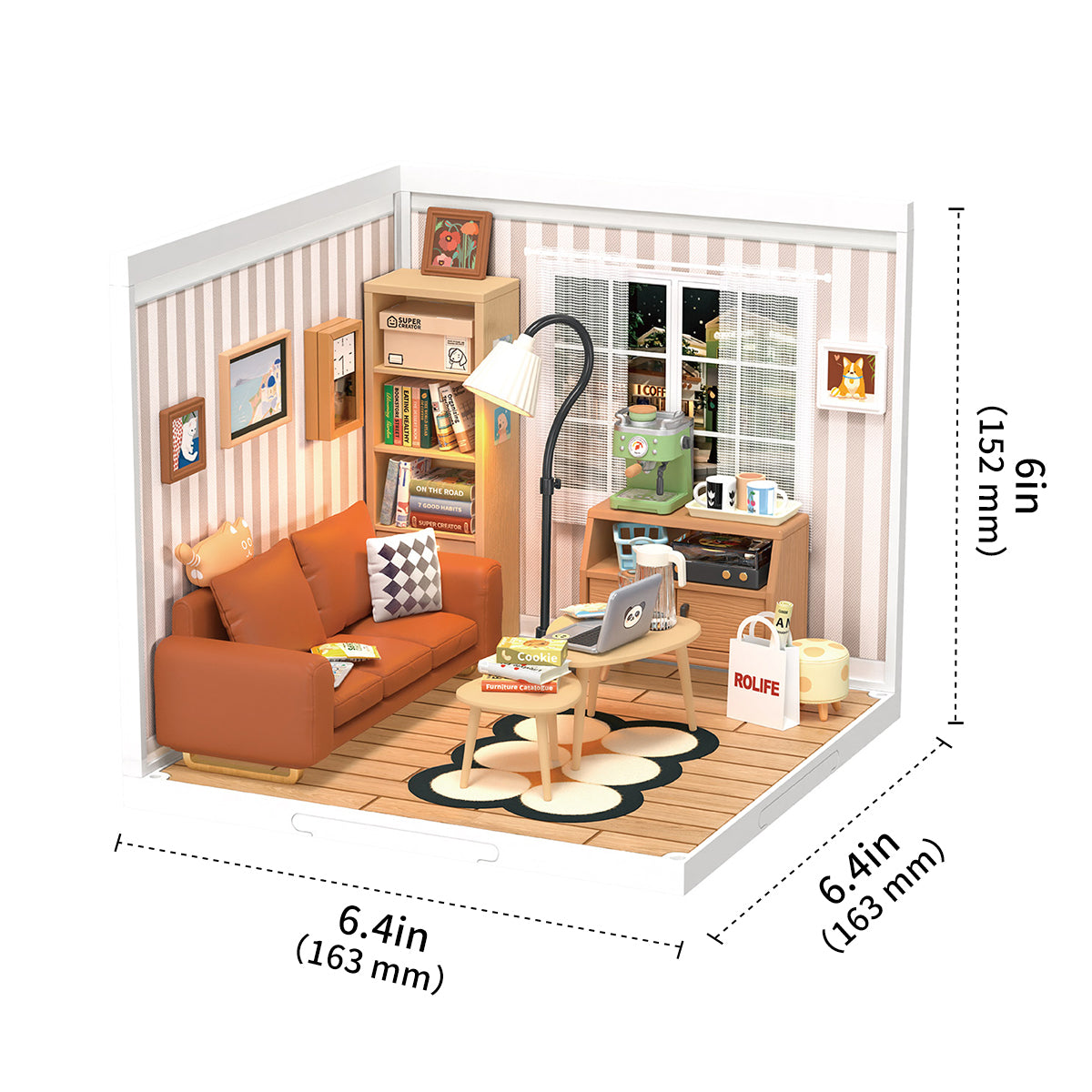 Rolife Super Creator | Cozy Living Lounge