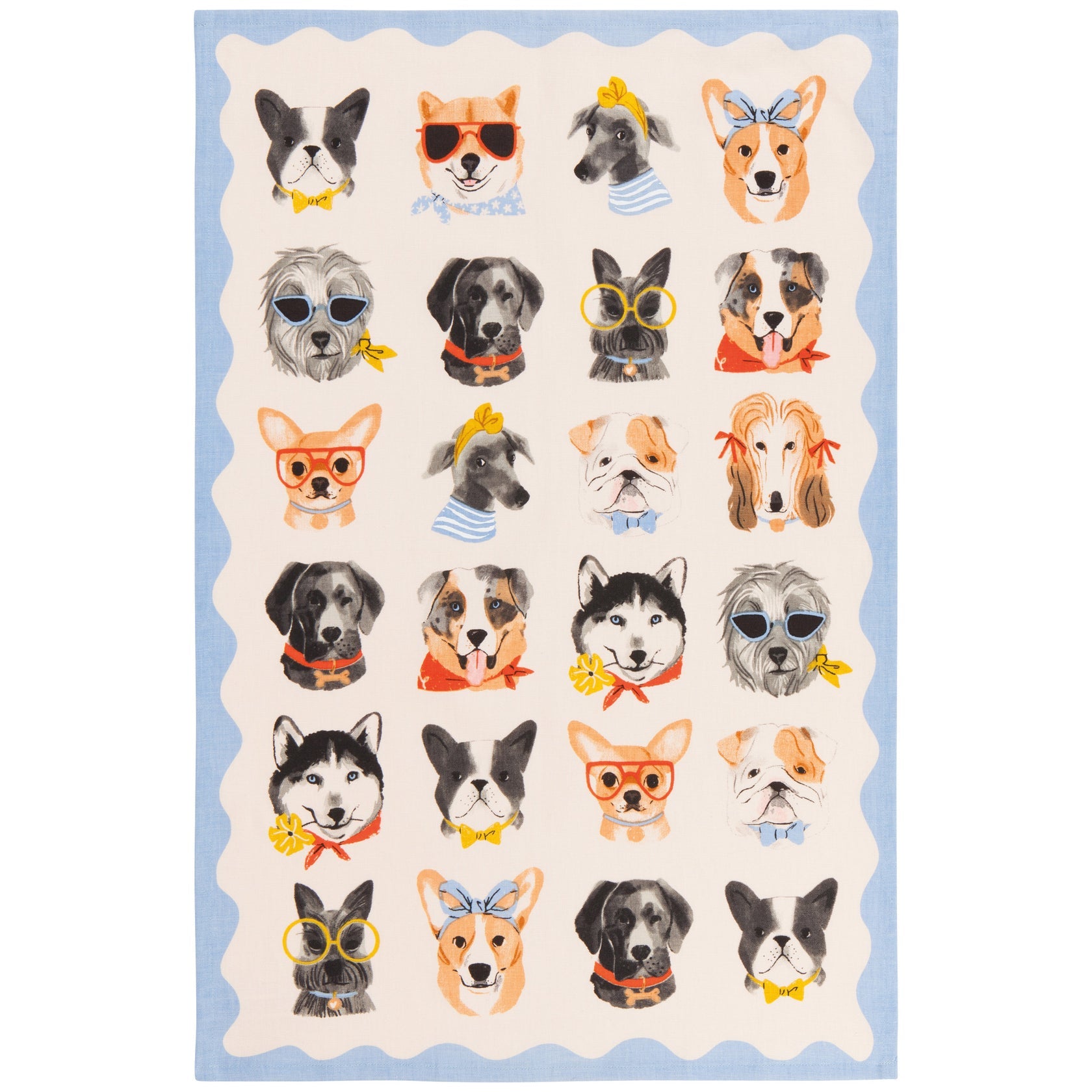 Uptown Dogs Dish Towel | Danica Jubilee
