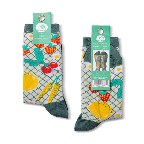 Yellow Owl Workshop | Small | Farmers' Market Crew Socks