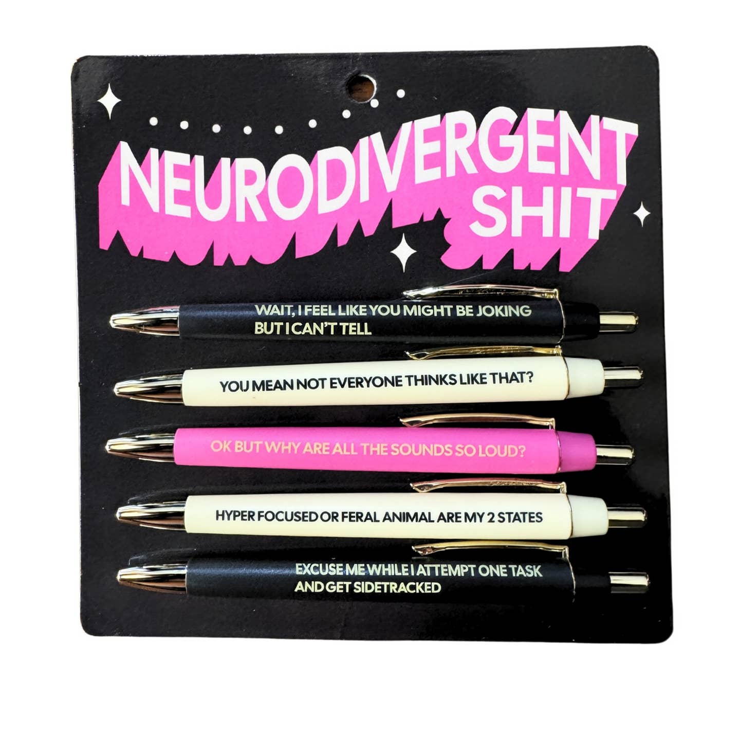 Neurodivergent Shit Pen Set