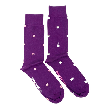 Friday Sock Co. |  Men's Socks | Tiny Coffee and Donuts - Oscar & Libby's