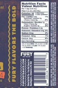 Fury Hot Sauce | Muffuletta - Oscar & Libby's