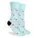 Good Luck Sock | Women's Crew | Flamingos - Oscar & Libby's