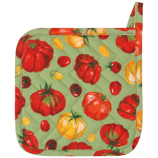 Quilted Potholder | Heirloom Tomatoes