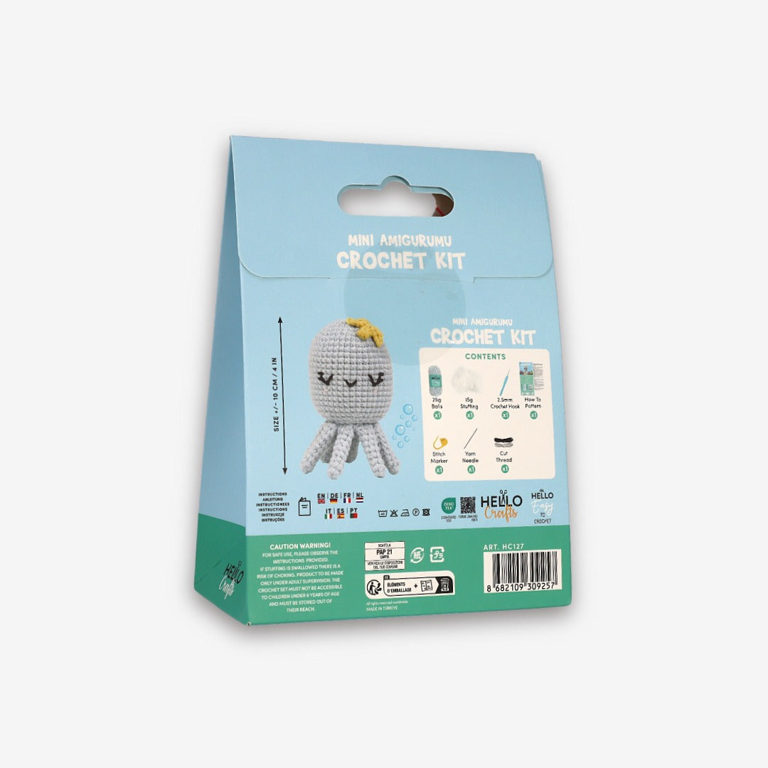 Hello Crafts | Inky Mini Amigurumi Crochet Kit