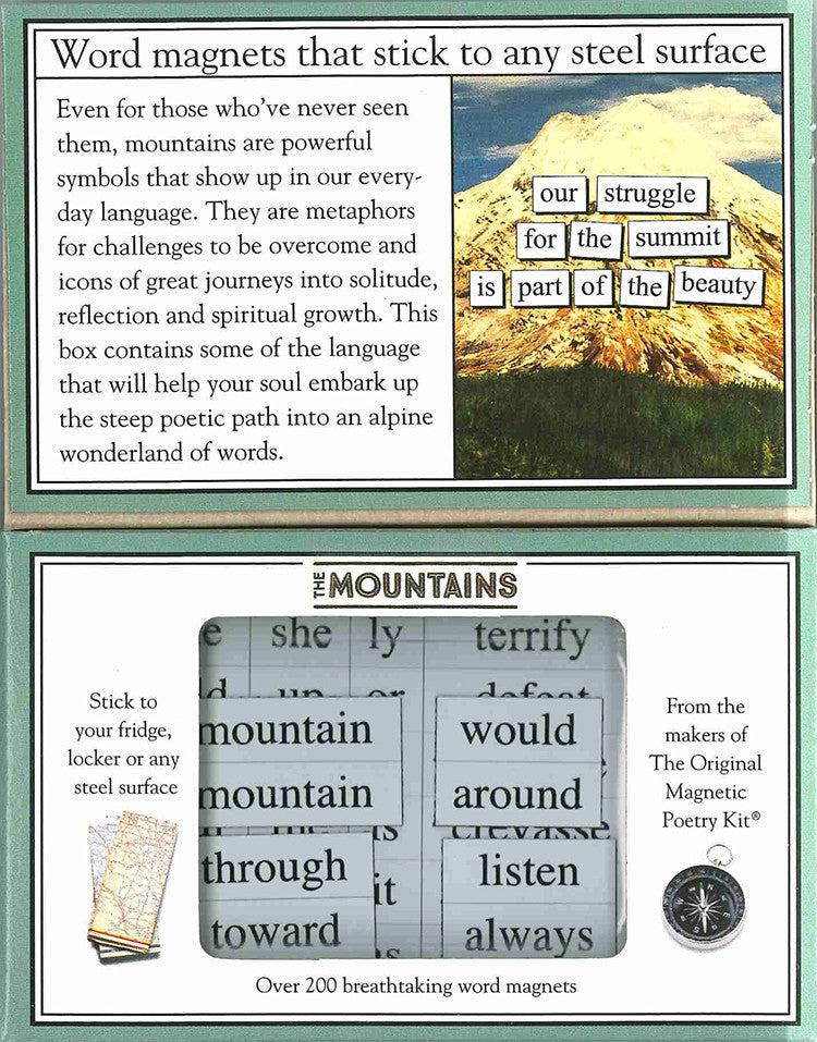 Magnetic Poetry | The Mountains