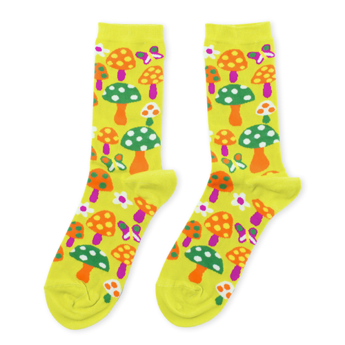 Yellow Owl Workshop | Small | Mushroom Crew Socks