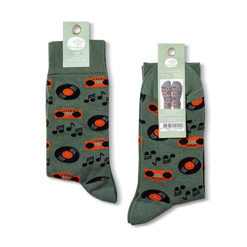 Yellow Owl Workshop | Large | Music Crew Socks