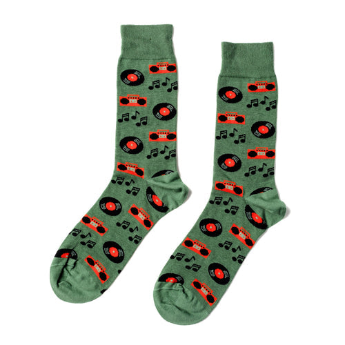 Yellow Owl Workshop | Large | Music Crew Socks