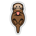 Sea Otter Sticker - Oscar & Libby's