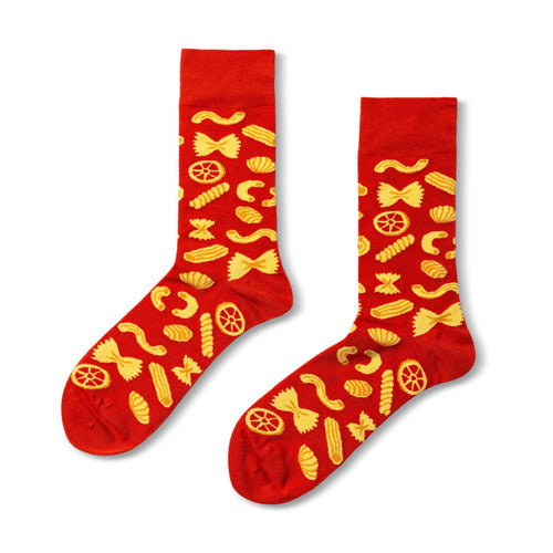 Yellow Owl Workshop | Large | Pasta Crew Socks