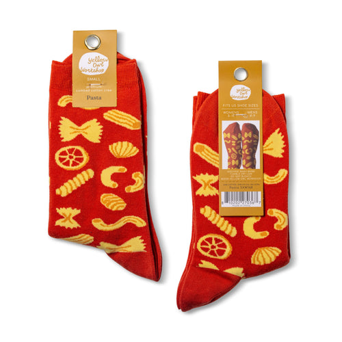 Yellow Owl Workshop | Small | Pasta Crew Socks