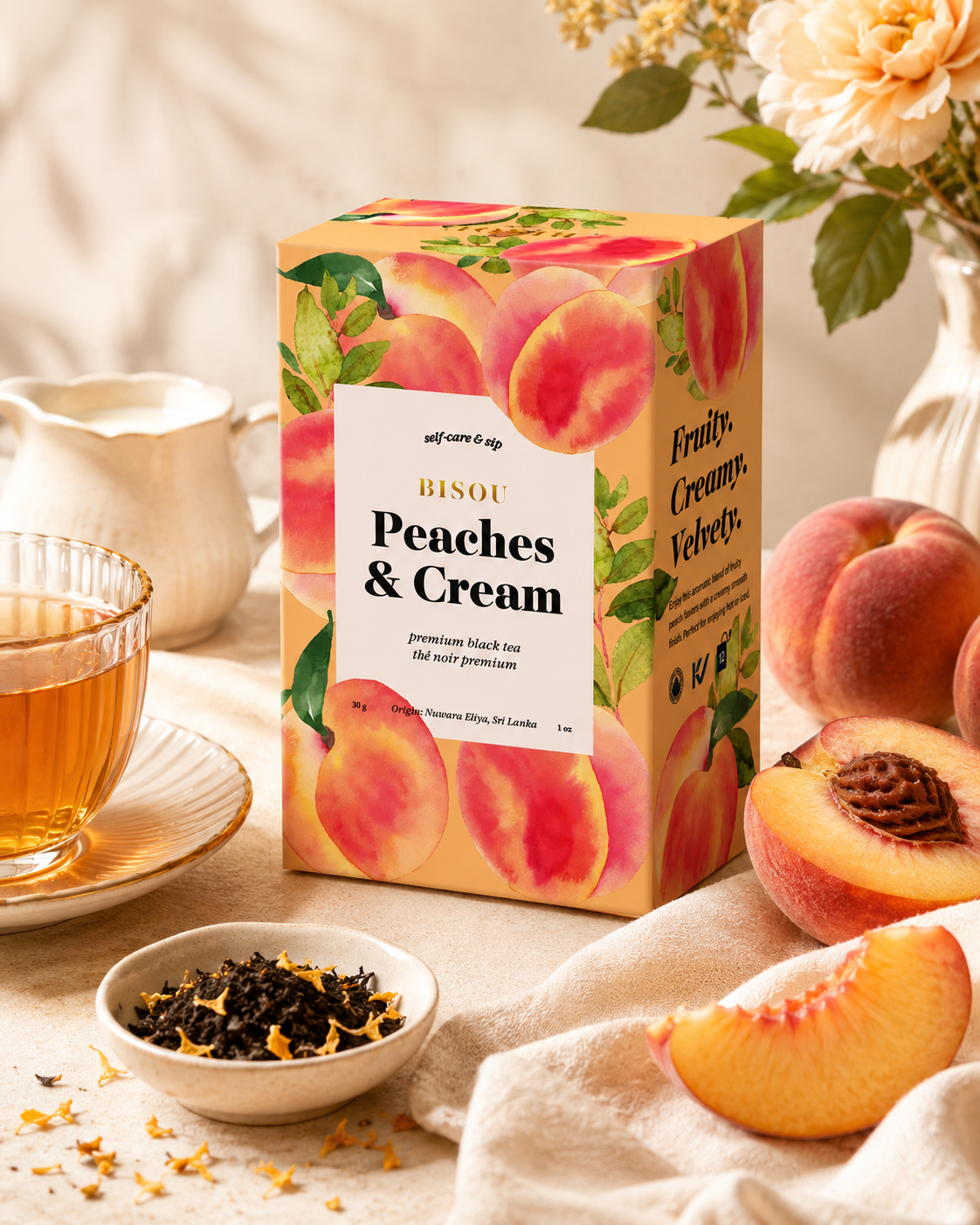 Bisou Tea | Peaches & Cream