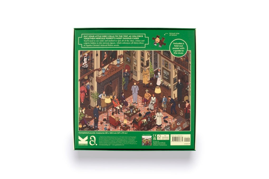 Laurence King | The World of Hercule Poirot 1000 piece Puzzle