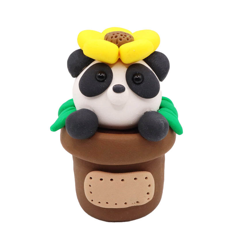 The Make Station | Potted Panda Polymer Clay Kit