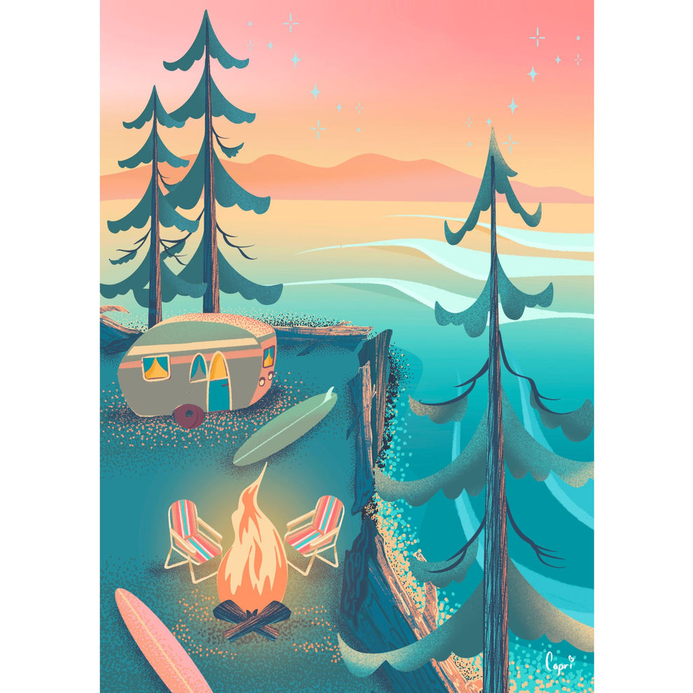 Villager | Coastal Camping 1000-Piece Puzzle