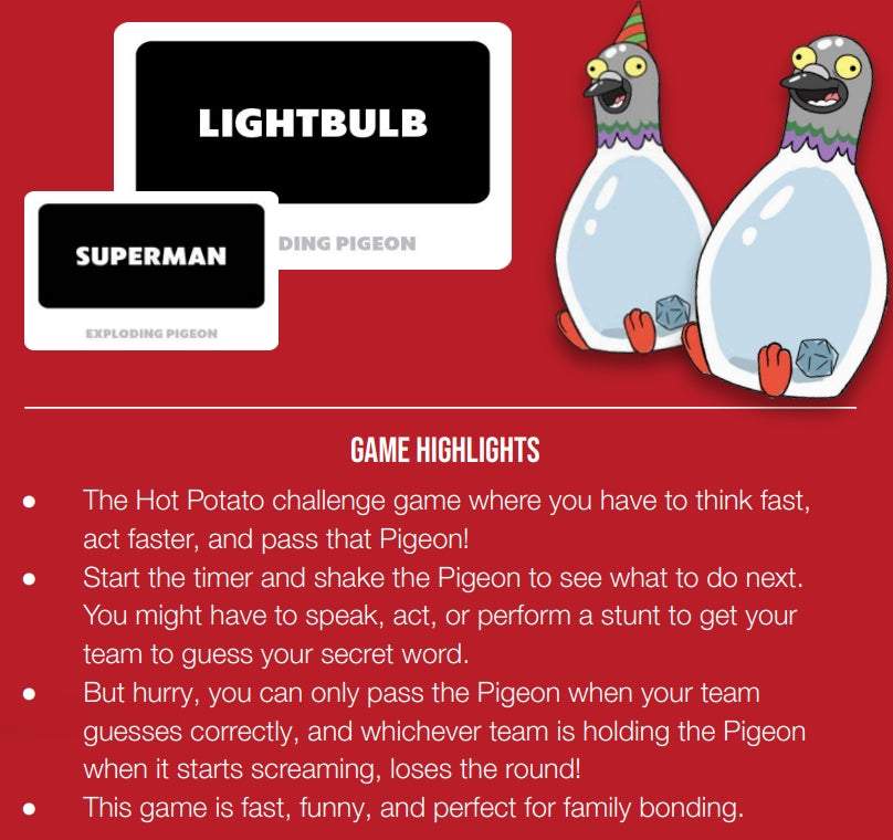 Exploding Pigeon |A Game by Exploding Kittens