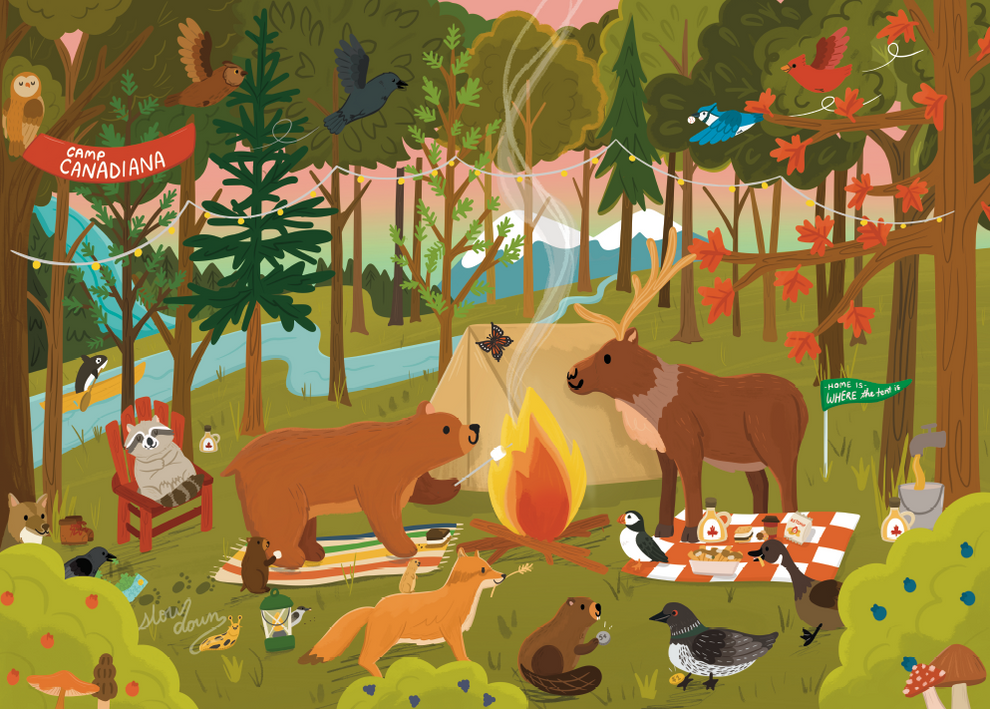 Villager | Camp Canadiana 250-Piece Puzzle
