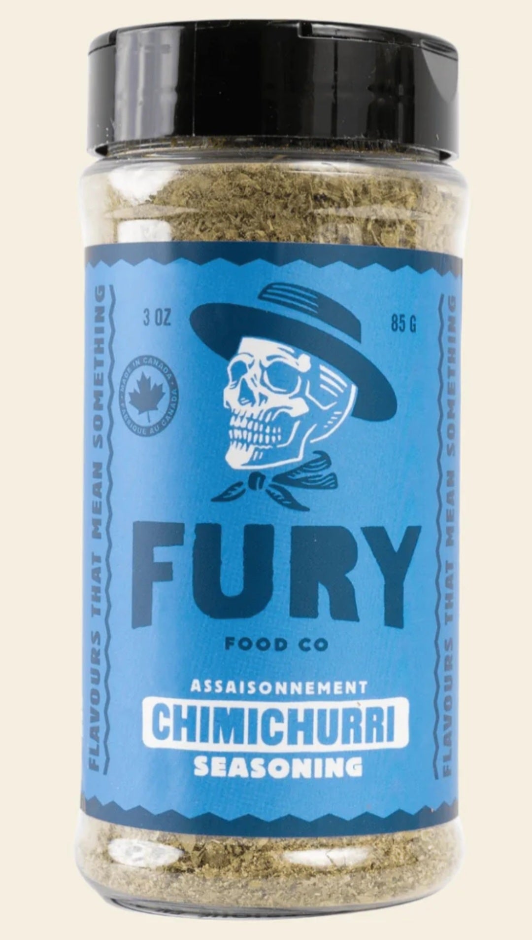 Fury Hot Sauce | 1-2-3 Chimichurri Seasoning