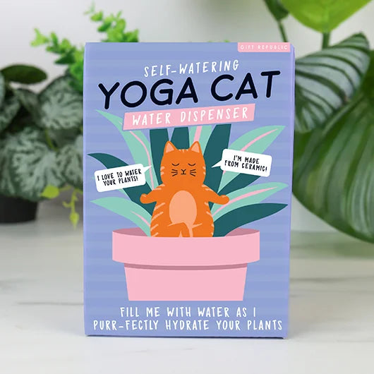 Gift Republic | Yoga Cat Water Dispenser