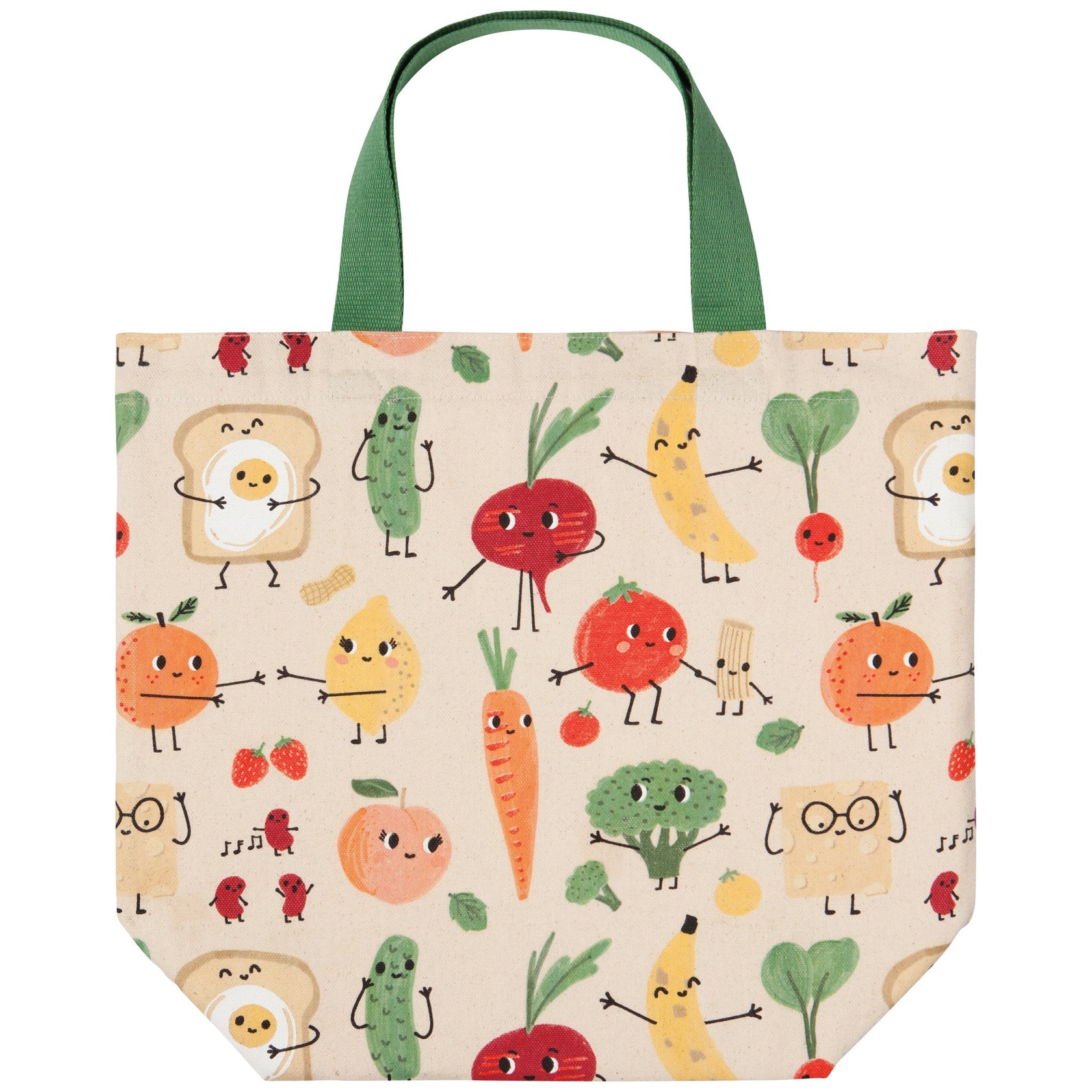 Danica Jubilee | Funny Food Pocket Tote Bag