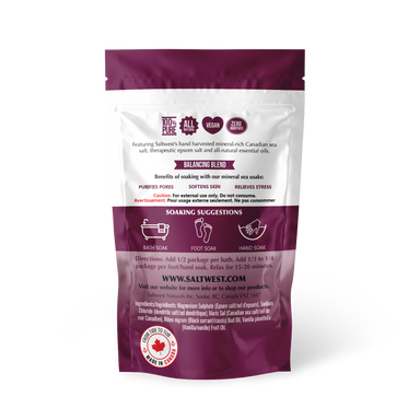 Saltwest | Black Currant & Vanilla Bath Soak - Oscar & Libby's