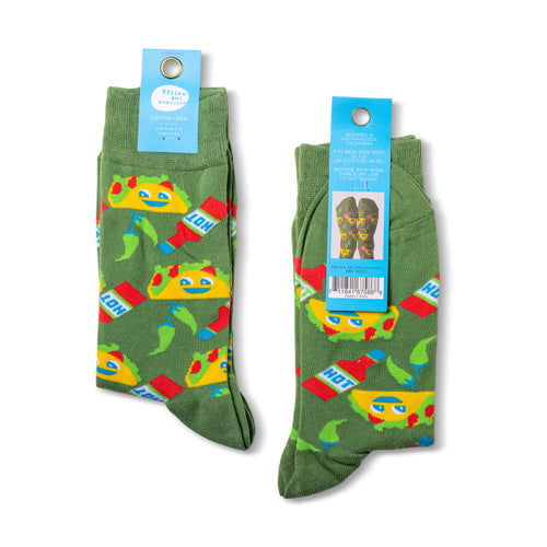Yellow Owl Workshop | Large | Taco Crew Socks