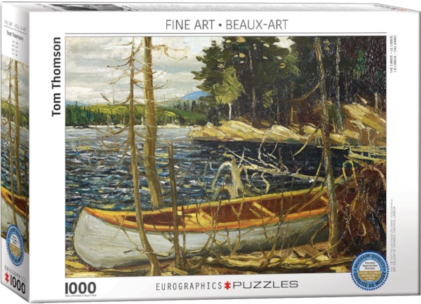 Eurographics | The Canoe Tom Thompson 1000 piece puzzle