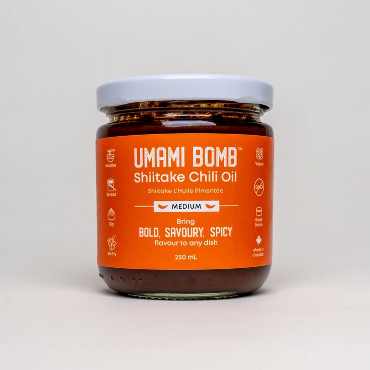 Umami Bomb Medium Shitake Chili Oil - Oscar & Libby's