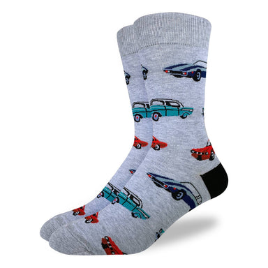 Good Luck Sock | Men's Crew | Cars Good Luck Sock - Oscar & Libby's