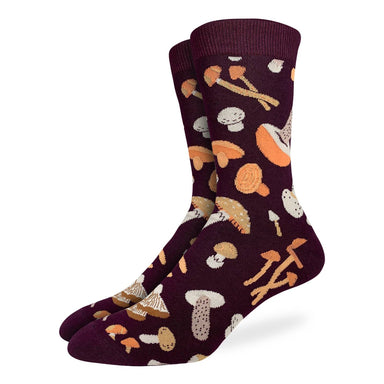 Good Luck Sock | Men's Crew | Mushrooms Good Luck Sock - Oscar & Libby's