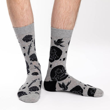 Good Luck Sock | Men's Crew | Skulls Good Luck Sock - Oscar & Libby's