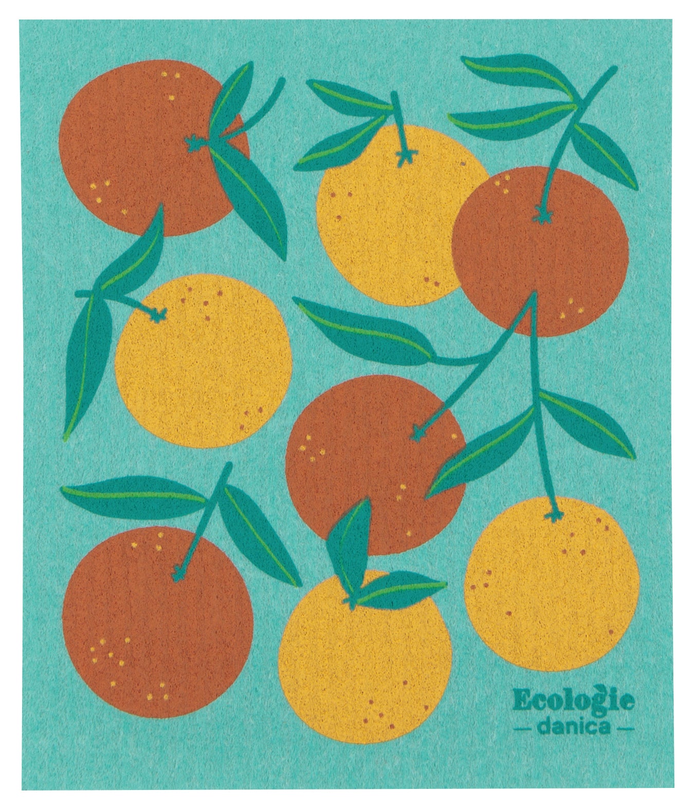 Oranges Swedish Sponge Cloth | Danica Danica - Oscar & Libby's