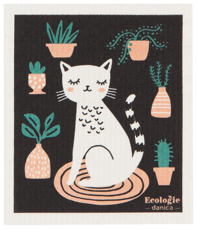 Cat Nap Swedish Sponge Cloth | Danica Danica - Oscar & Libby's