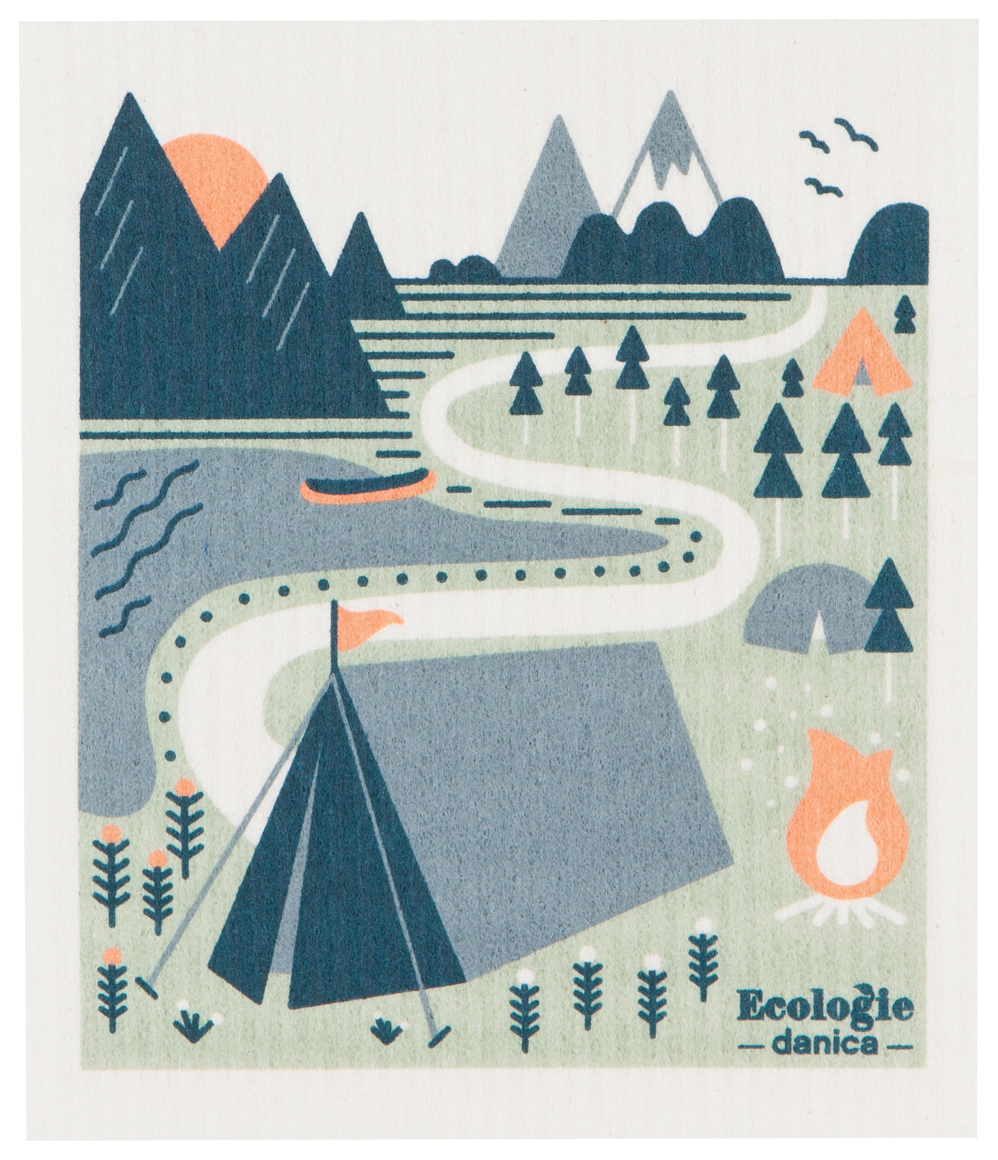 Camp Life Swedish Sponge Cloth | Danica Danica - Oscar & Libby's