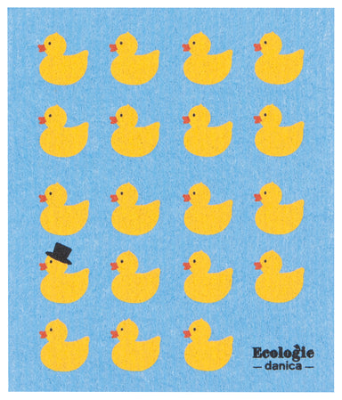 Rubber Duckies Swedish Sponge Cloth | Danica - Oscar & Libby's