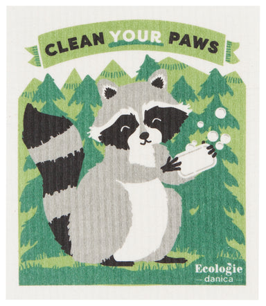 Clean Your Paws Swedish Sponge Cloth | Danica - Oscar & Libby's