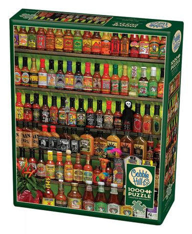 Cobble Hill | Hot Hot Sauce 1000 piece puzzle Cobble Hill - Oscar & Libby's