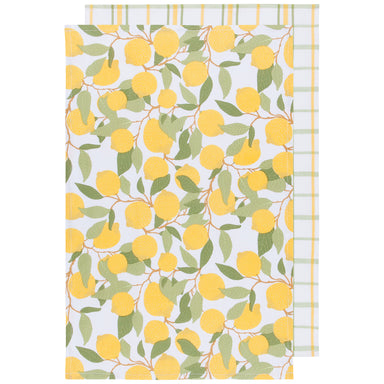 Lemons Dish Towels set of 2 | Now Design Danica - Oscar & Libby's