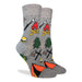 Good Luck Sock | Women's Crew | Camping Good Luck Sock - Oscar & Libby's