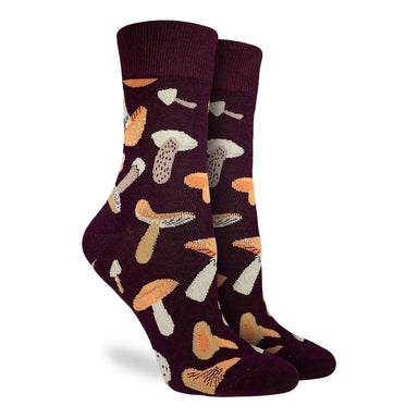 Good Luck Sock | Women's Crew | Mushrooms Good Luck Sock - Oscar & Libby's