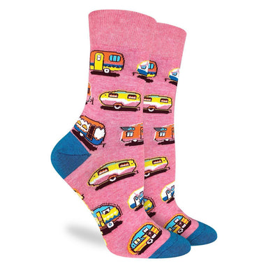 Good Luck Sock | Women's Crew | Happy Camper Good Luck Sock - Oscar & Libby's