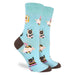 Good Luck Sock | Women's Crew | Reading Cats Socks Good Luck Sock - Oscar & Libby's