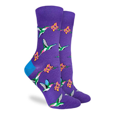 Good Luck Sock | Women's Crew | Hummingbirds - Oscar & Libby's