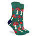 Good Luck Sock | Women's Crew | Magic Mushrooms - Oscar & Libby's