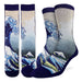 Good Luck Sock | Men's Active Fit | The Great Wave of Kanagawa Good Luck Sock - Oscar & Libby's