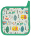 Quilted Potholder | Happy Camper Danica - Oscar & Libby's
