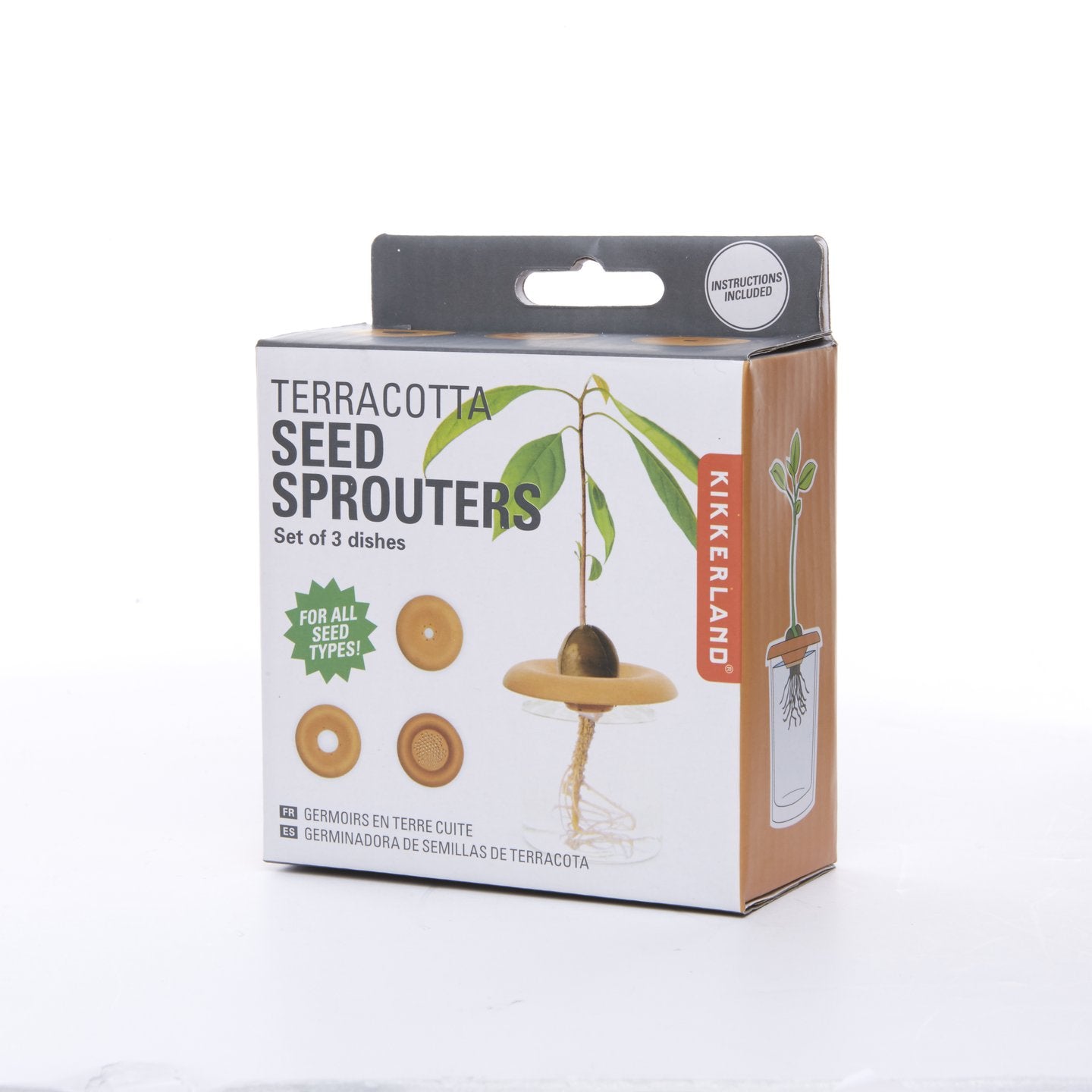 Terracotta Seed Sprouters Kikkerland - Oscar & Libby's