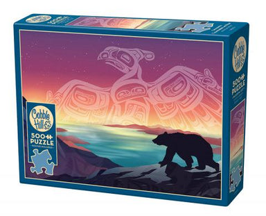 Cobble Hill | Crossings: Thunderbird and Bear 500 piece puzzle - Oscar & Libby's