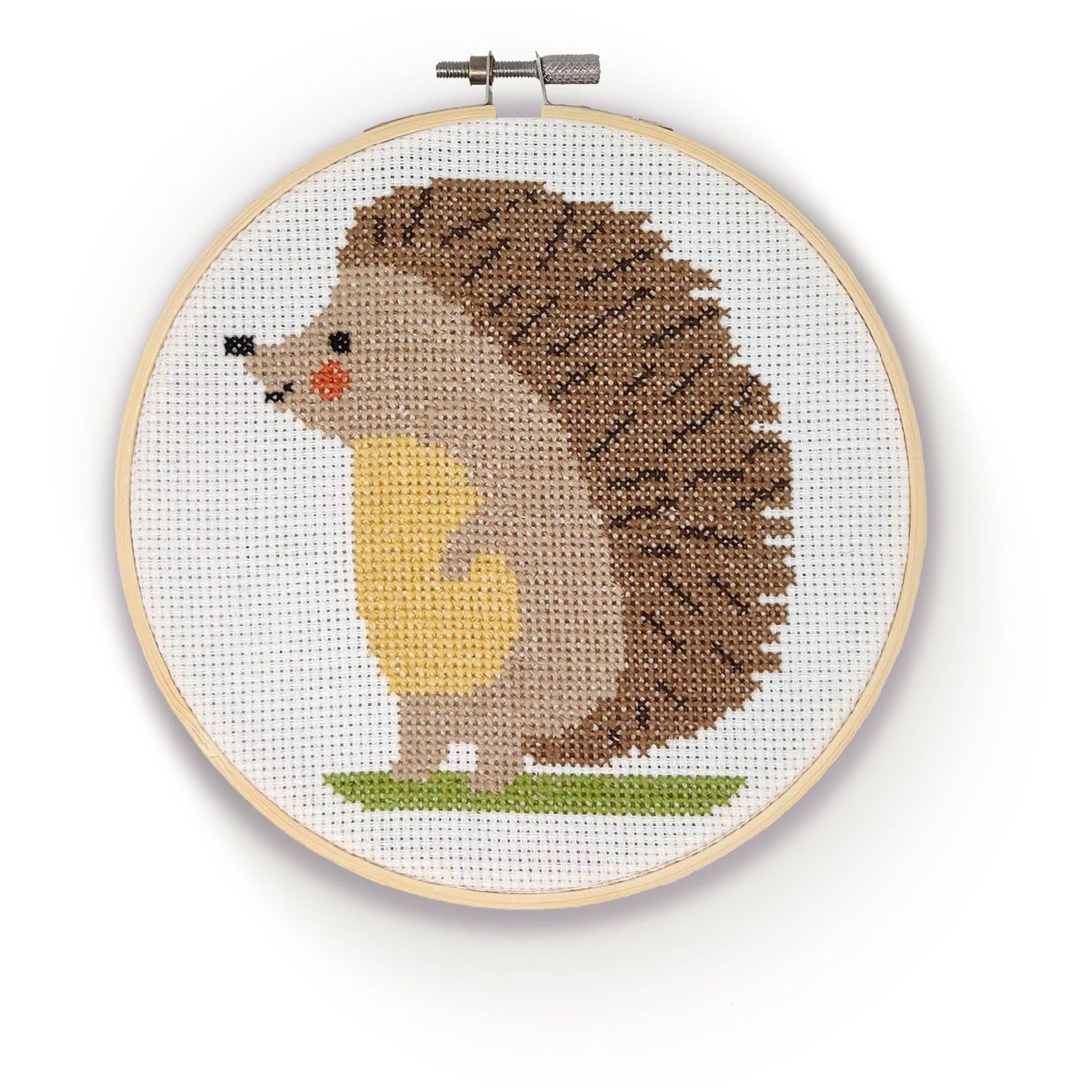 Hedgehog Cross Stitch Kit The Crafty Kit Co. - Oscar & Libby's